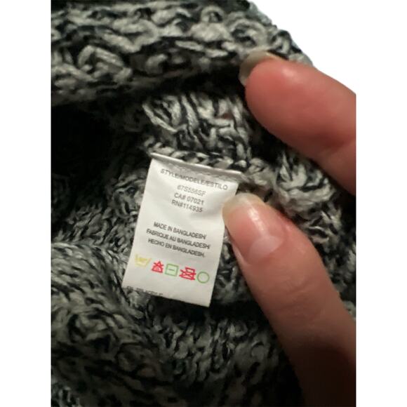 RD Style Harriette Cowl Neck Sweater Chunky Gray Cottage Basic - Picture 7 of 8